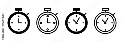stopwatch icon vector illustration. Timer sign and symbol. Countdown icon. Period of time