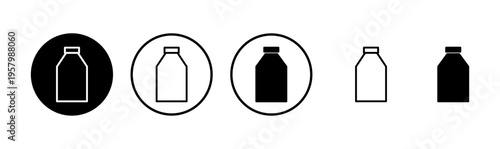 Bottle icon logo design. bottle sign and symbol
