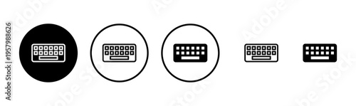 Keyboard icon logo design. keyboard sign and symbol