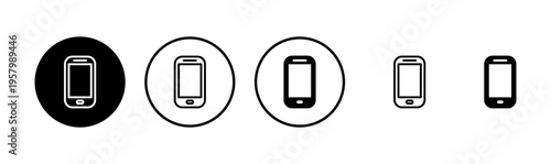 Phone icon logo design. Call sign and symbol. telephone symbol
