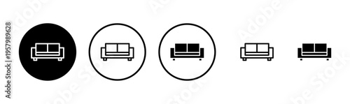 Sofa icon logo design. sofa sign and symbol. furniture icon