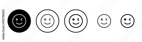 Smile icon logo design. smile emoticon icon. feedback sign and symbol