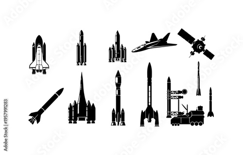 Space Exploration Vectors Collection