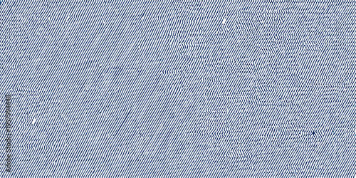 Close up of a light blue textured fabric with diagonal stripes