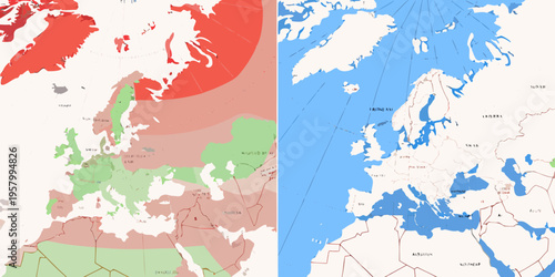 Historical map showing the distribution of the y dna haplogroup r1a in europe