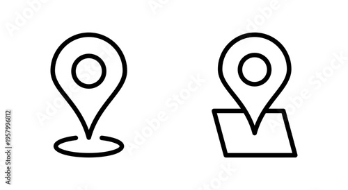 Address icon symbol for apps and websites. home location sign and symbol. pinpoint