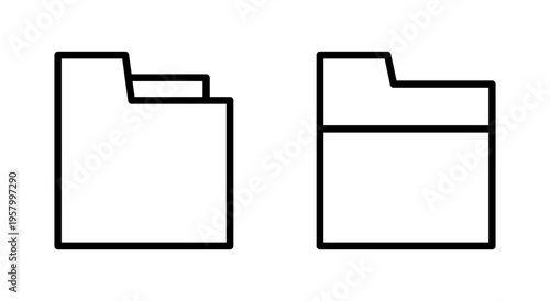 Folder icon symbol for apps and websites. folder sign and symbol. archive