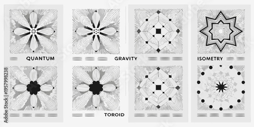 Geometric vector designs with labels quantum gravity isometry and toroidal