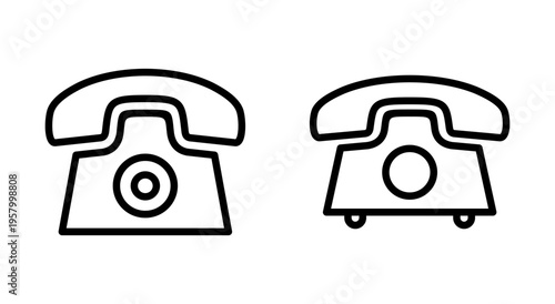 Telephone icon symbol for apps and websites. phone sign and symbol