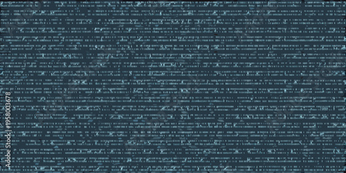 Digital rain effect reminiscent of the matrix computer code cascade