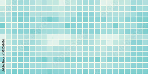 Abstract background featuring a gradient of teal and white squares