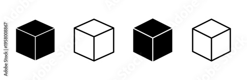 Box icon set. box vector icon, package, parcel