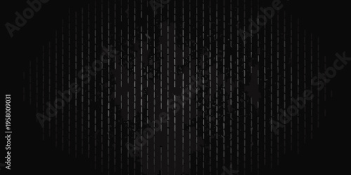 Abstract portrait of a gorilla formed from vertical lines and negative space