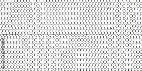 Close up of a honeycomb structure with repeating hexagonal cells