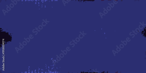 Abstract digital art featuring a dark blue gradient and sparse white noise