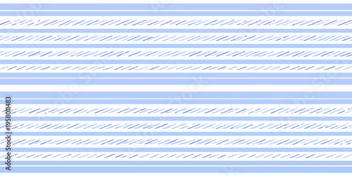 A seamless pattern of horizontal stripes in varying shades of blue