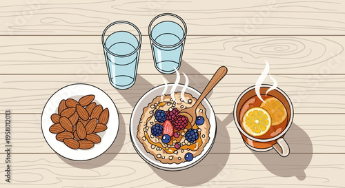 Industrial factory pipe with control box and wiring