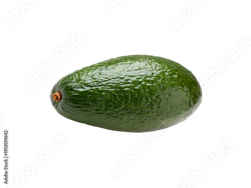 Fresh Whole Green Avocado Isolated