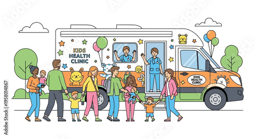 Mobile Health Clinic Serving Families and Children.