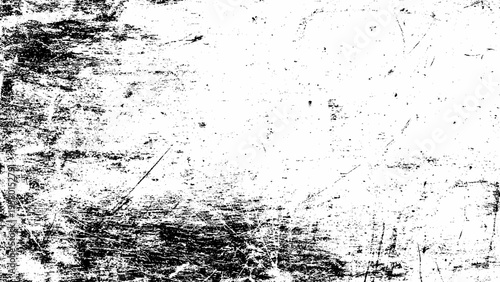 Black and white distressed grunge texture background with heavy scratches weathered grain and dusty overlay effect