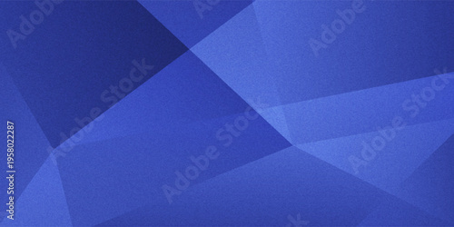 Black dark navy blue silver abstract pattern background. Geometric shape. Line triangle angle fold polygon diamond 3D. Color gradient ombre. Rough grain noise. Light shadow. Matte shimmer. Minimum.