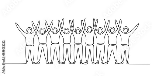 Businessman Running Forward Towards Success Continuous One Line Drawing Vector