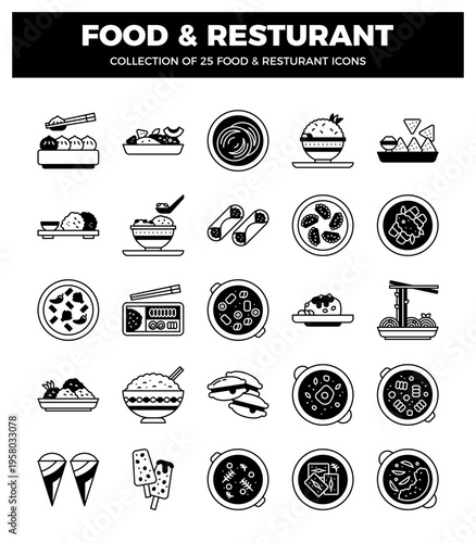 Food and Restaurant Icons