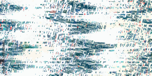 Abstract aerial view of a densely populated urban landscape