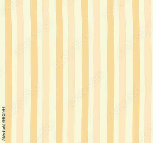 Konstfotografi Seamless pattern vertical stripe yellow two tone colors.