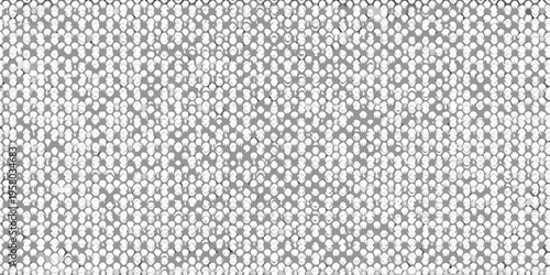 A large crowd of people seen from above forming a dense pattern