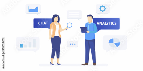 Team discussing data analytics and customer support strategies in a modern office