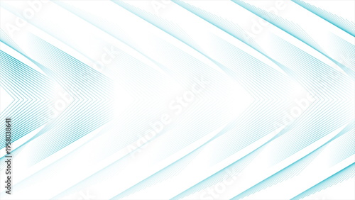 Abstract blue linear arrows geometric tech background
