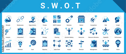 Swot icon pack and collection