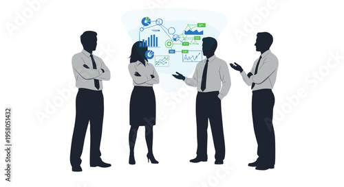 Business people discussing in meeting.