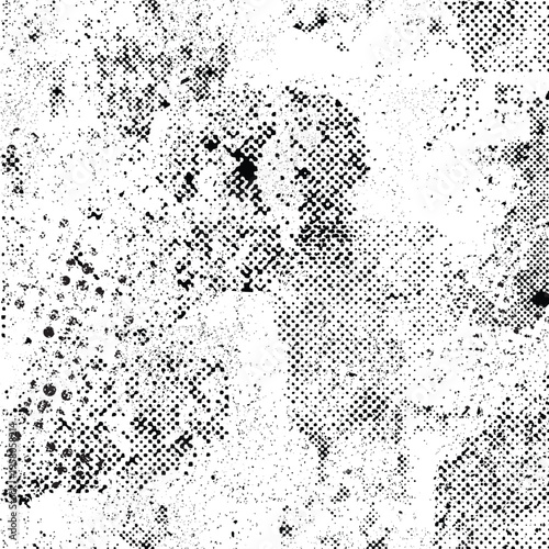 Distress grunge texture background Grange shapes .Grunge textured . Vector grainy texture .Screen print texture. Print
