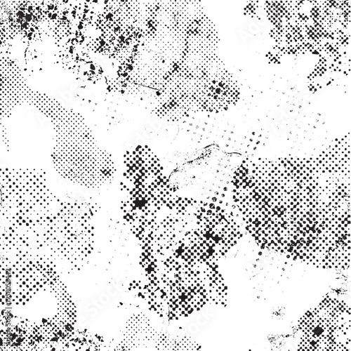 Distress grunge texture background Grange shapes .Grunge textured . Vector grainy texture .Screen print texture. Print

