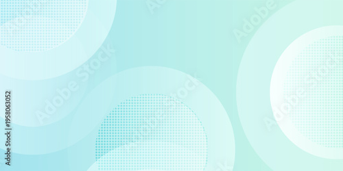 Minimalist banner background. Green and blue gradations.Circle geometric background. Simple design. Vector. EPS 10