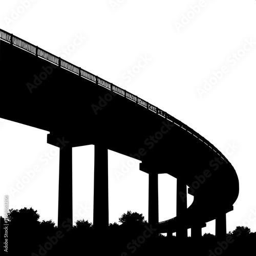 Female teacher instructing small kids in class silhouette