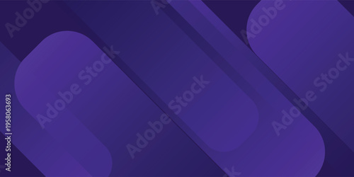 Abstract background with radiant violet and indigo layered diagonal capsule shapes eps10