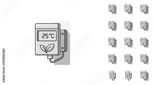 Temperature control device with multiple settings.