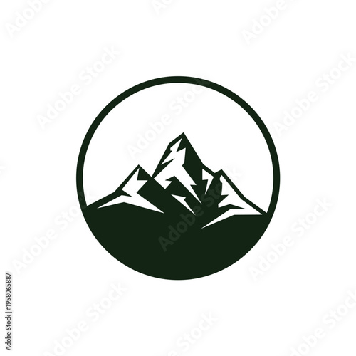 mountain logo design template vector illustration