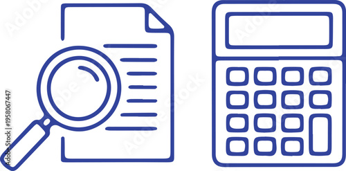Analyzing documents with financial calculator for accuracy and precision