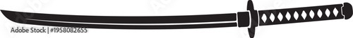 Vector katana sword icon