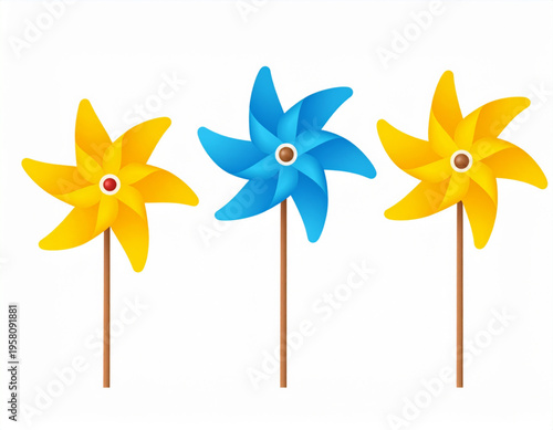 Kinetic Daisy Pinwheel Spin