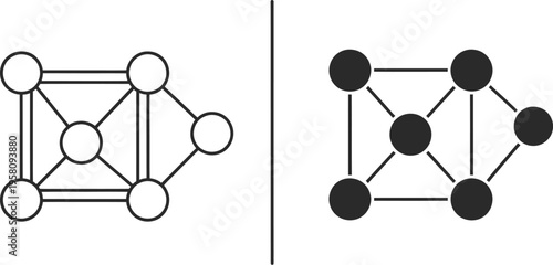 Molecular structures of two different chemical compounds are shown side by side in a scientific diagram.