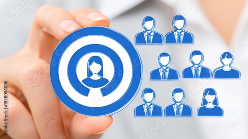 Enhancing target audience engagement digital marketing strategy business online visual representation marketing concepts