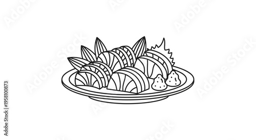 Fresh Fruit on a Plate.