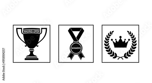Symbols of achievement and recognition
