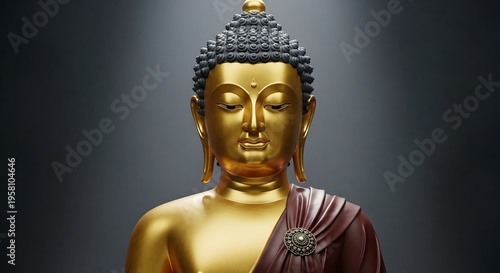 Golden Buddha Statue: A Symbol of Peace and Enlightenment.