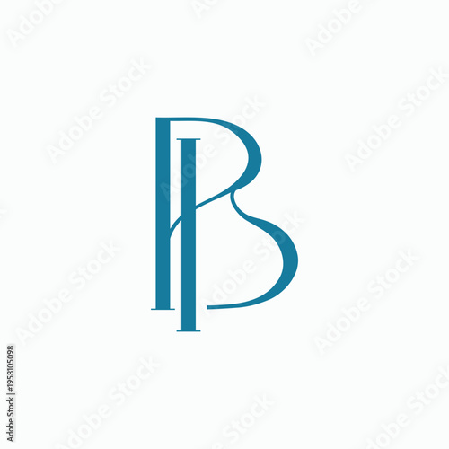Minimal IB BI Monogram Logo Design, Elegant Initial Letter Logo, Modern Lettermark Branding Template